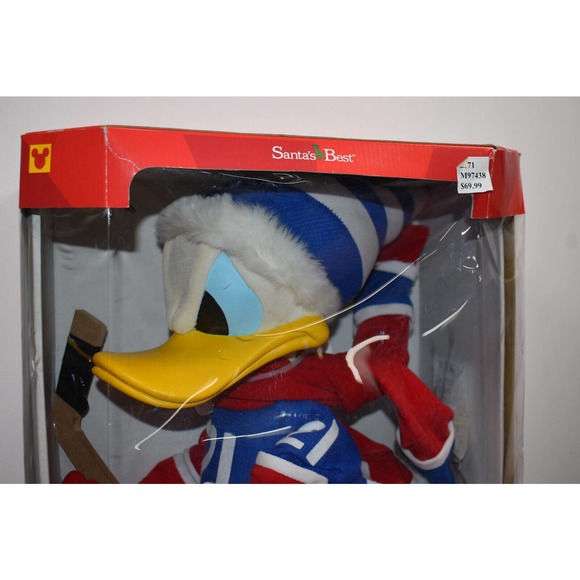 Santa's Best Disney Mickey Mouse Holiday Animation Donald Duck Hockey New In Box - Picture 6 of 13